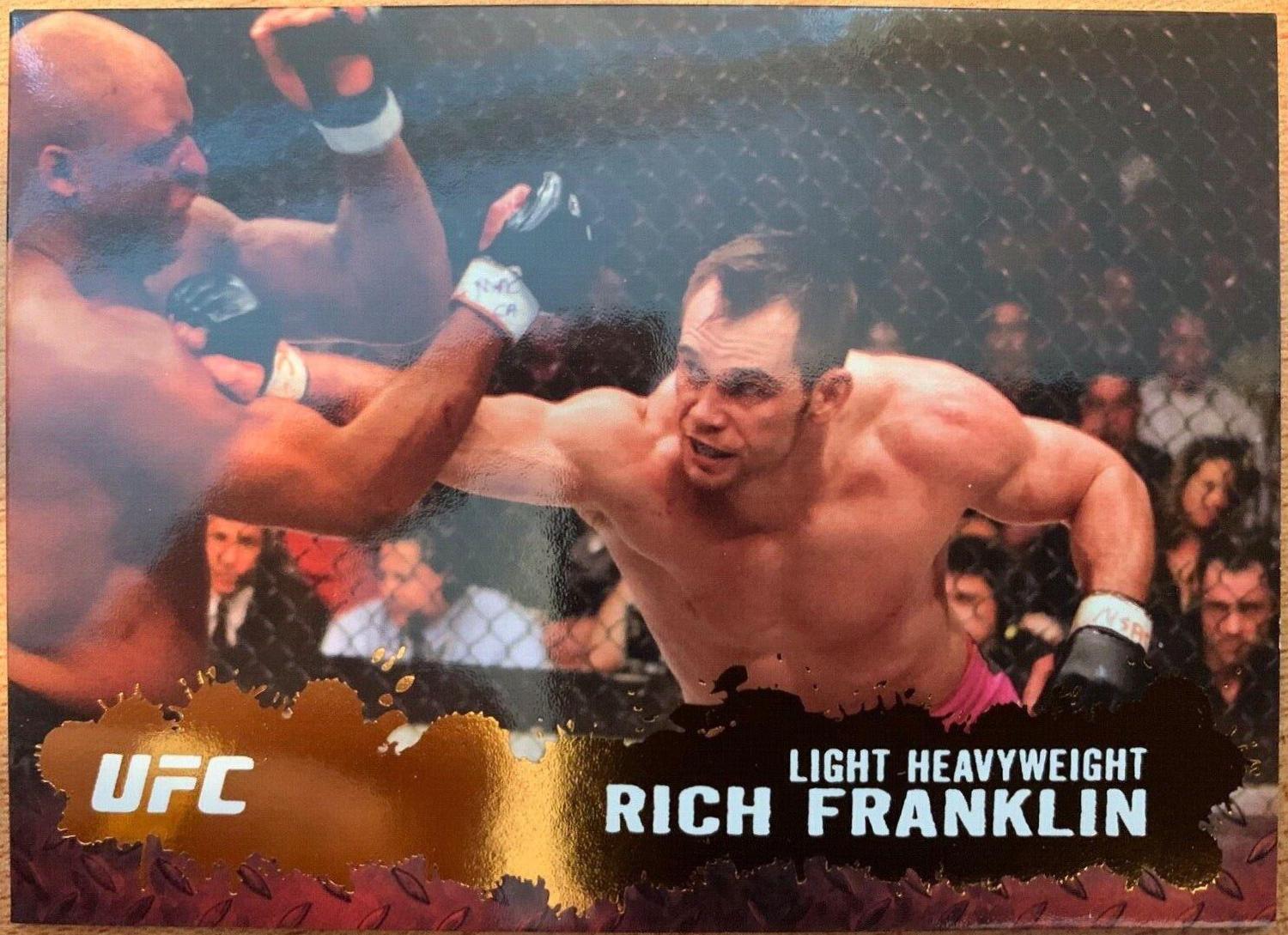 Rich Franklin 2009 Topps UFC Round 2 Base #37 Bronze