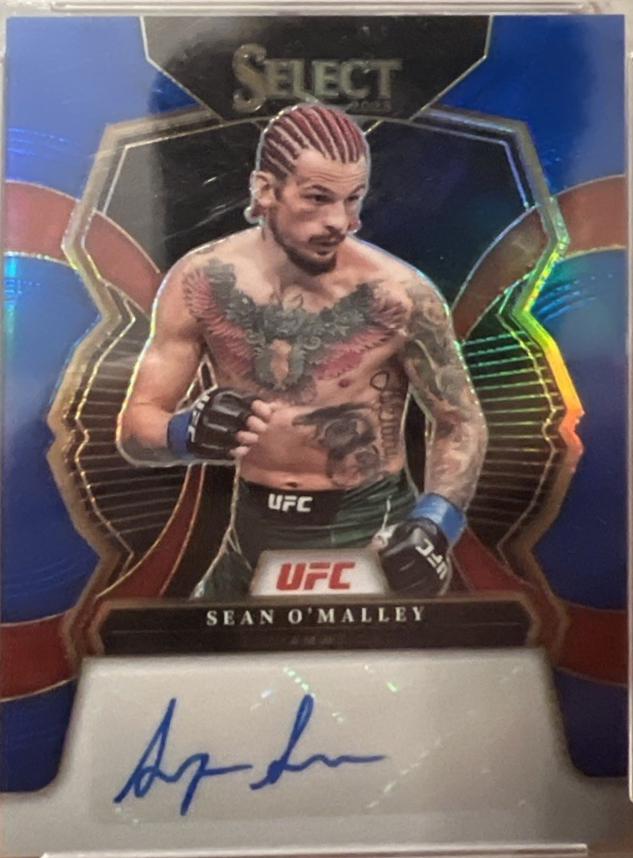 Sean O'Malley 2023 Panini Select UFC Signatures #16 Blue