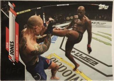 Jon Jones 2020 Topps UFC Base #64 Black