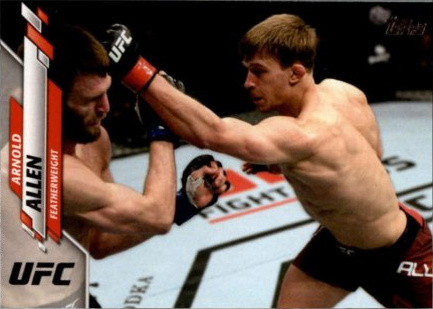 Arnold Allen 2020 Topps UFC Base #13 Red