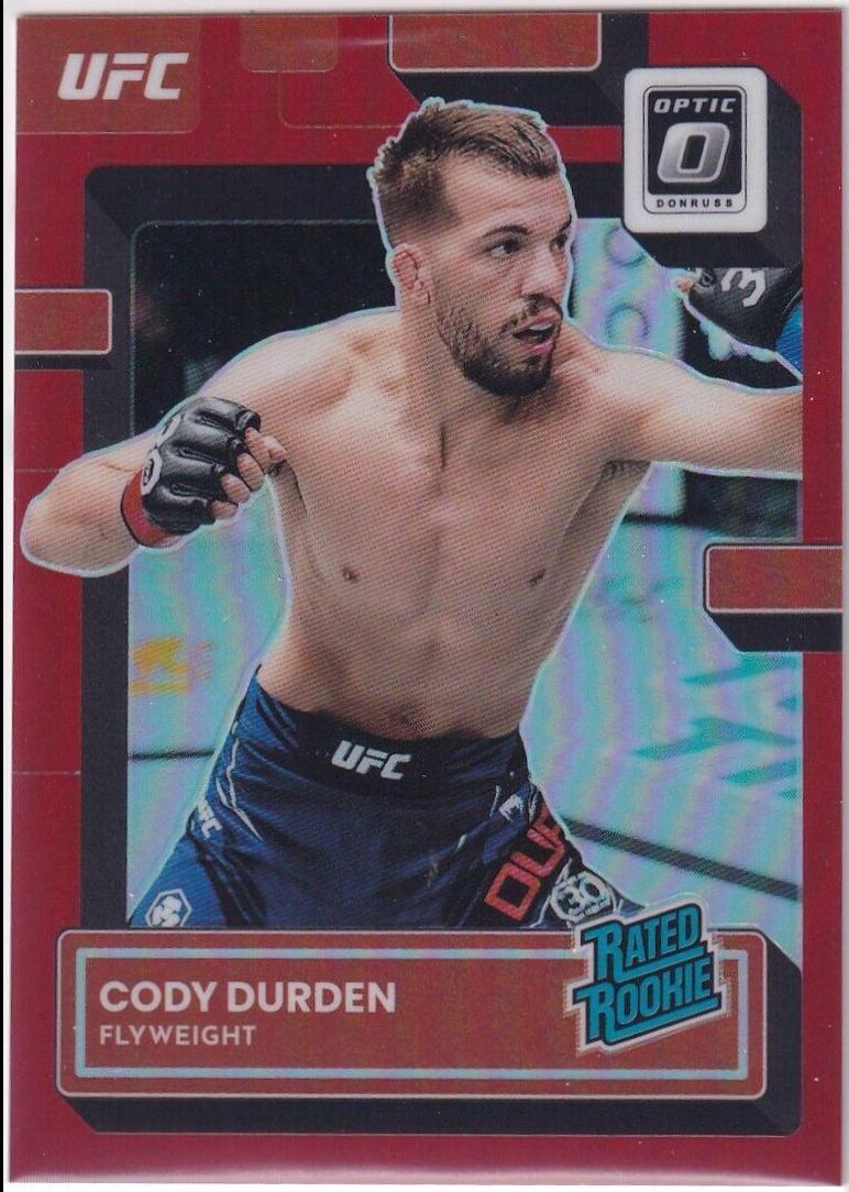 Cody Durden 2023 Panini Donruss Optic UFC Base #142 Red