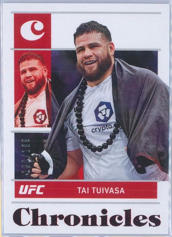 Tai Tuivasa 2022 Panini Chronicles UFC Base Chronicles #12 Red