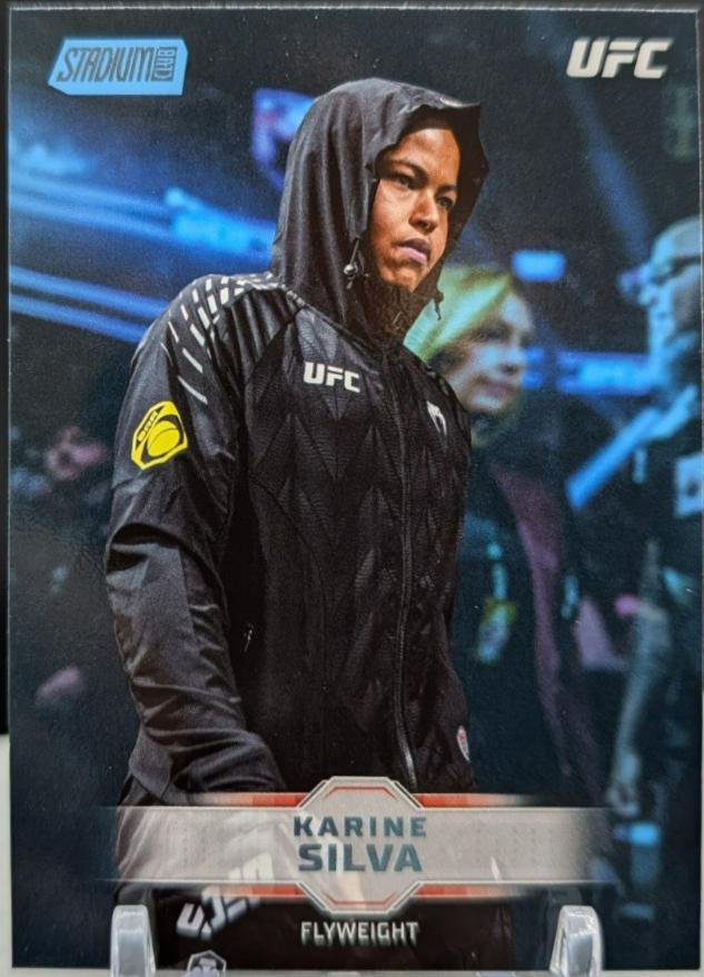 Karine Silva 2026 Topps Stadium Club UFC Base #131 Blue