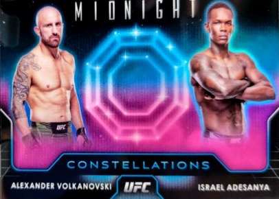 Alexander Volkanovski / Israel Adesanya 2024 Topps Midnight UFC Constellations #CO-24 Moonrise