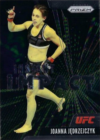 Joanna Jędrzejczyk 2021 Panini Prizm UFC Instant Impact #13 Green