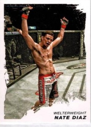 Nate Diaz 2011 Topps UFC Moment of Truth Base #125 Diamond