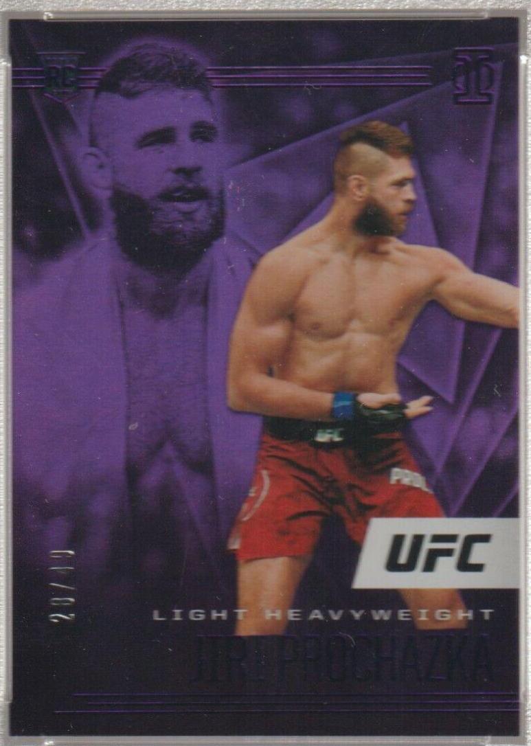 Jiri Prochazka 2021 Panini Chronicles UFC Base Illusions #180 Purple