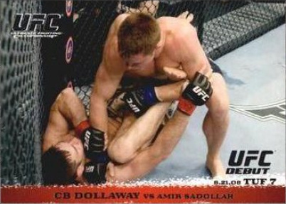 CB Dollaway / Amir Sadollah 2009 Topps UFC Round 1 Base #88 Black