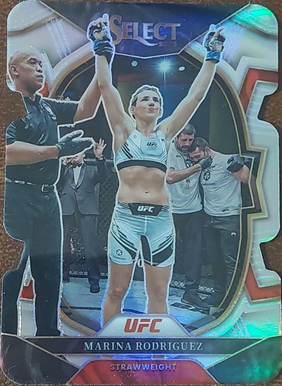 Marina Rodriguez 2023 Panini Select UFC Concourse #59 Silver Die Cut