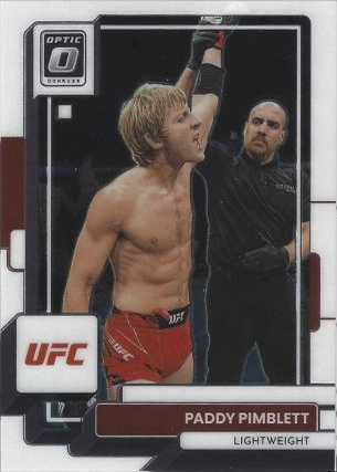 Paddy Pimblett 2023 Panini Donruss Optic UFC Base #96 Green