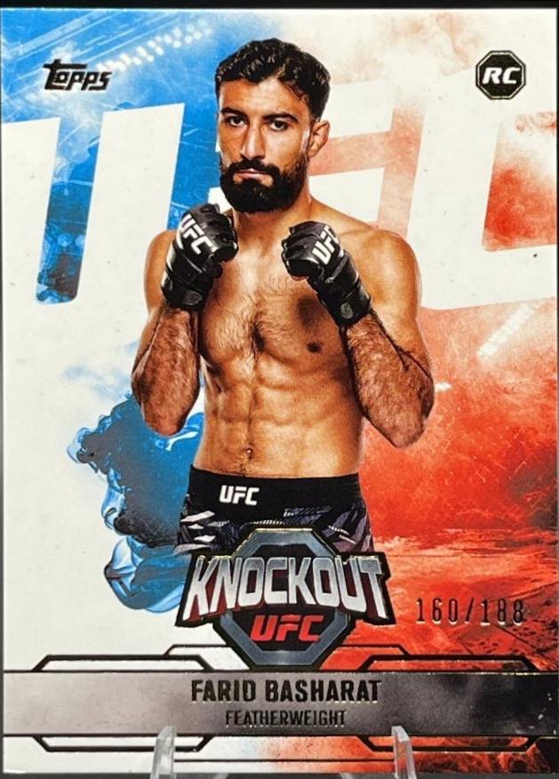 Farid Basharat 2025 Topps Knockout UFC Base #32 Gold