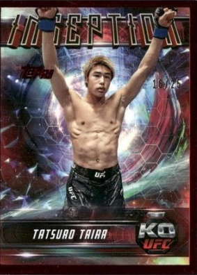 Tatsuro Taira 2025 Topps Knockout UFC Inception #IN-51 Platinum