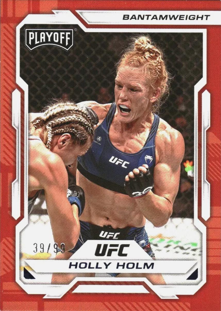 Holly Holm 2023 Panini Chronicles UFC Base Playoff #161 Blue