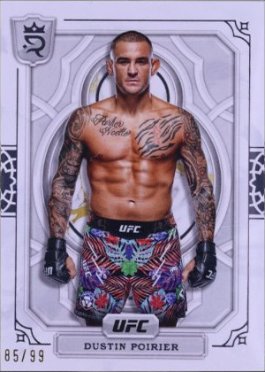 Dustin Poirier 2024 Topps Royalty UFC Base #19 Platinum