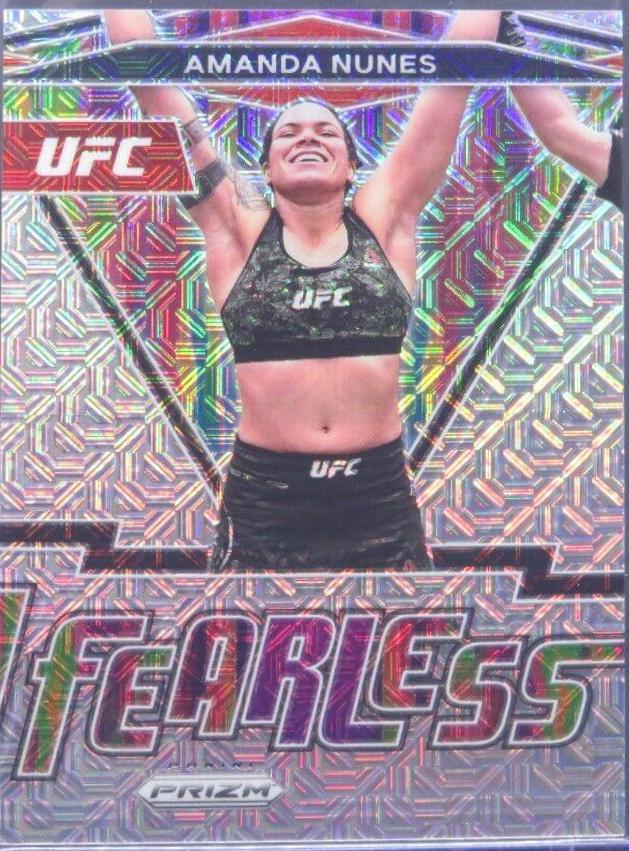 Amanda Nunes 2022 Panini Prizm UFC Fearless #25 Mojo