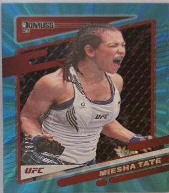 Miesha Tate 2022 Panini Donruss UFC Base #36 Teal