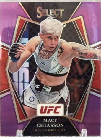 Macy Chiasson 2022 Panini Select UFC Premier Level #196 Purple