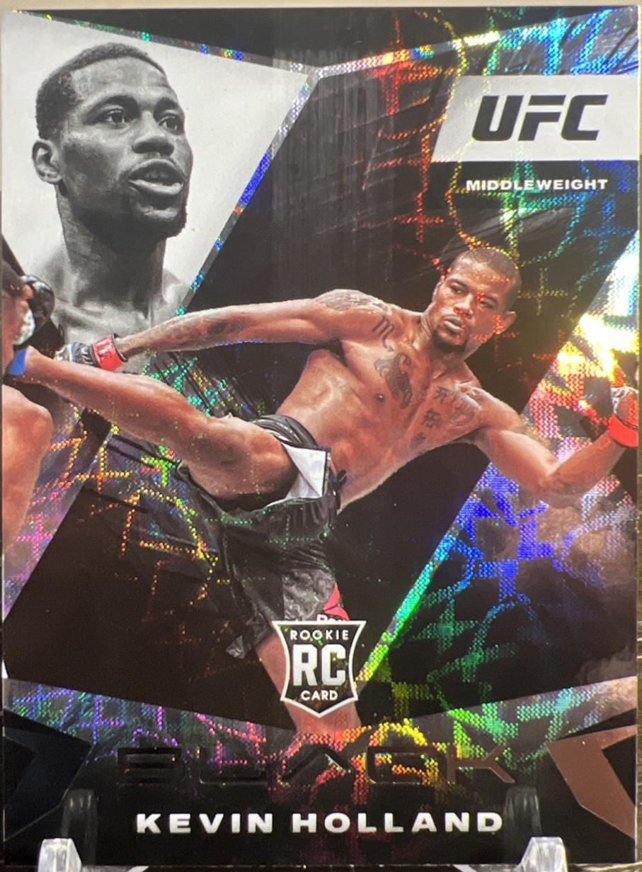 Kevin Holland 2021 Panini Chronicles UFC Base Black #114 Asia