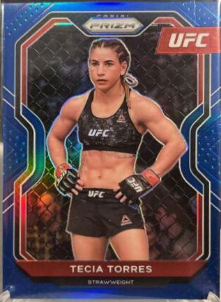 Tecia Pennington 2021 Panini Prizm UFC Base #3 Blue