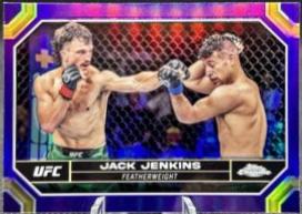 Jack Jenkins 2024 Topps Chrome UFC Base #84 Purple Refractor