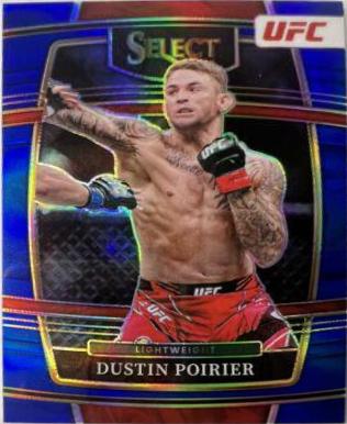 Dustin Poirier 2022 Panini Select UFC Concourse #75 Blue Prizm