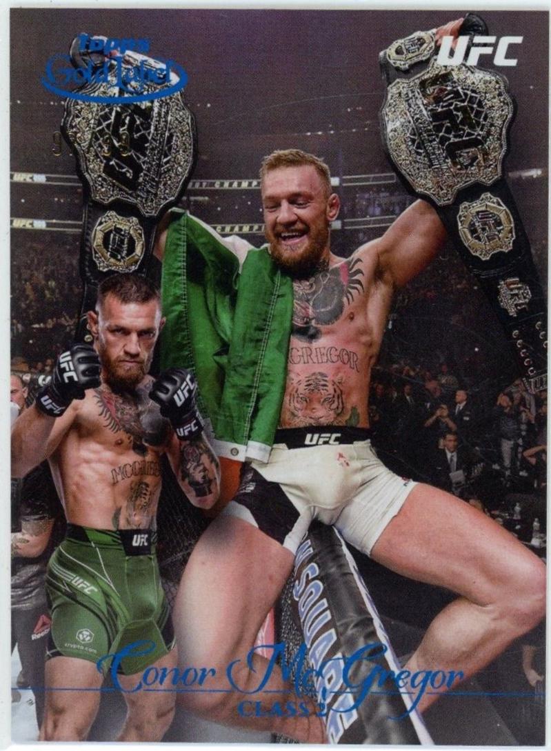 Conor McGregor 2024 Topps Gold Label UFC Base Class II #53 Blue