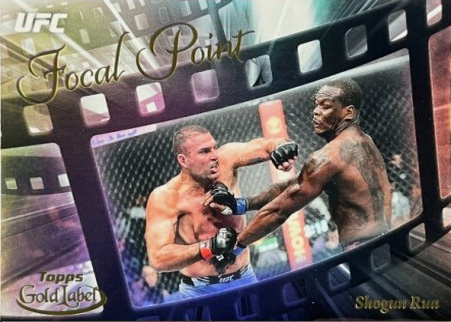 Mauricio Rua 2024 Topps Gold Label UFC Focal Point #FP-12 Red