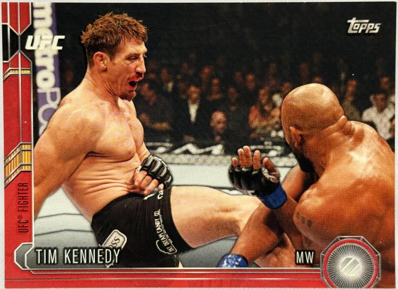 Tim Kennedy 2015 Topps UFC Chronicles Base #203 Black and White