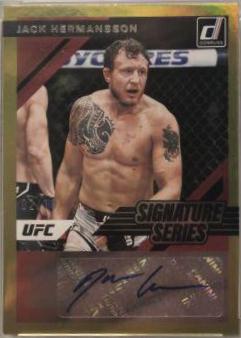 Jack Hermansson 2022 Panini Donruss UFC Signature Series #22 Black