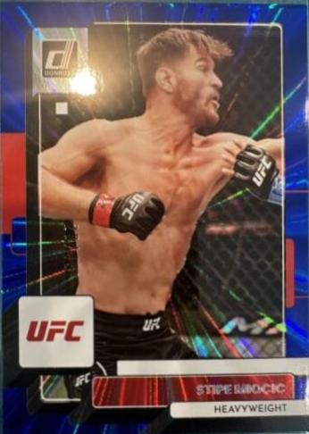 Stipe Miocic 2023 Panini Donruss UFC Base #149 Blue Laser