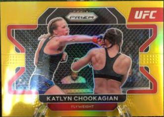 Katlyn Cerminara 2022 Panini Prizm UFC Base #64 Gold