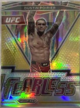 Dustin Poirier 2022 Panini Prizm UFC Fearless #18 Gold