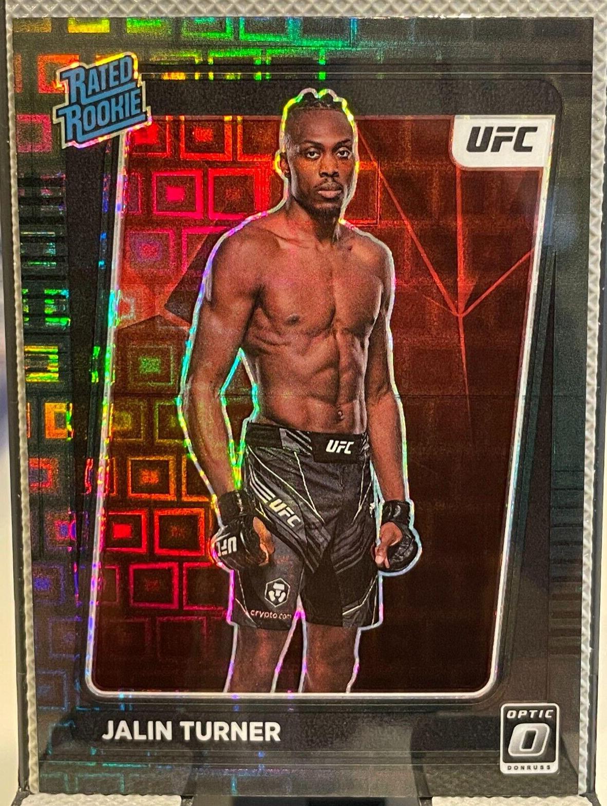 Jalin Turner 2022 Panini Donruss Optic UFC Base #114 Black Pandora