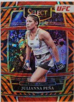 Julianna Peña 2022 Panini Select UFC Concourse #87 Tiger