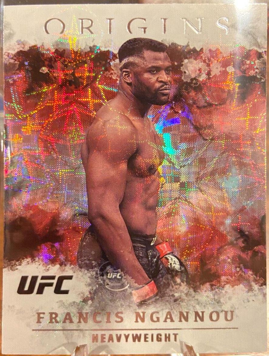 Francis Ngannou 2021 Panini Chronicles UFC Base Origins #34 Asia