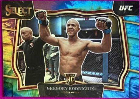 Gregory Rodrigues 2023 Panini Select UFC Octagonside #230 Tie Dye