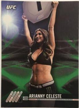 Arianny Celeste 2017 Topps UFC Knockout Base #19 Green