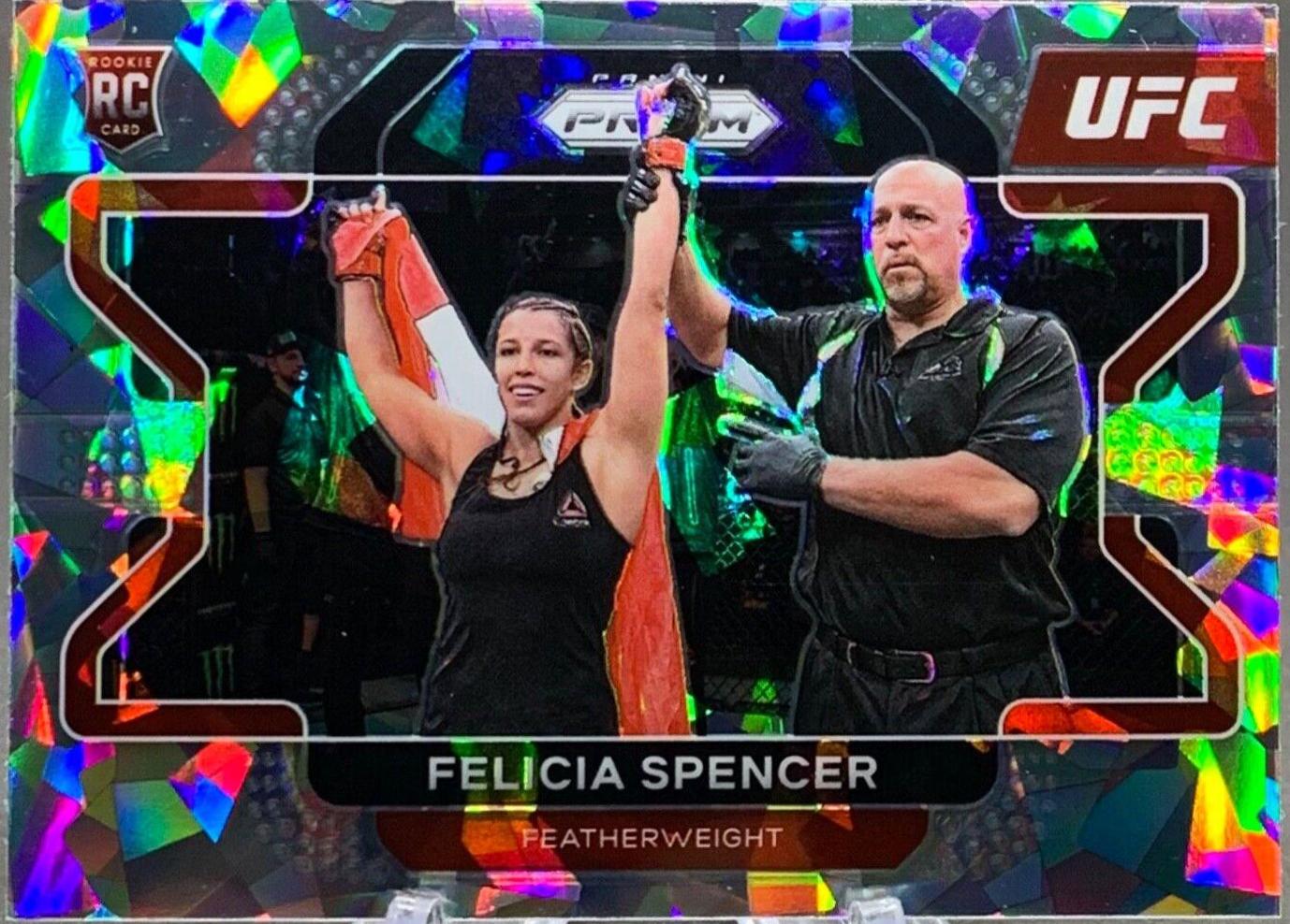Felicia Spencer 2022 Panini Prizm UFC Base #41 Ice