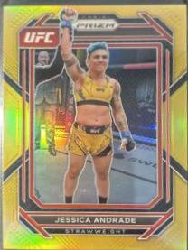 Jessica Andrade 2023 Panini Prizm UFC Base #149 Gold