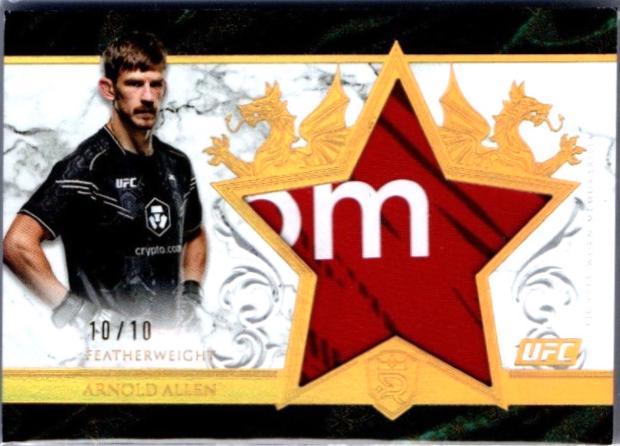 Arnold Allen 2025 Topps Royalty UFC Star Relics #SR-AA Gold