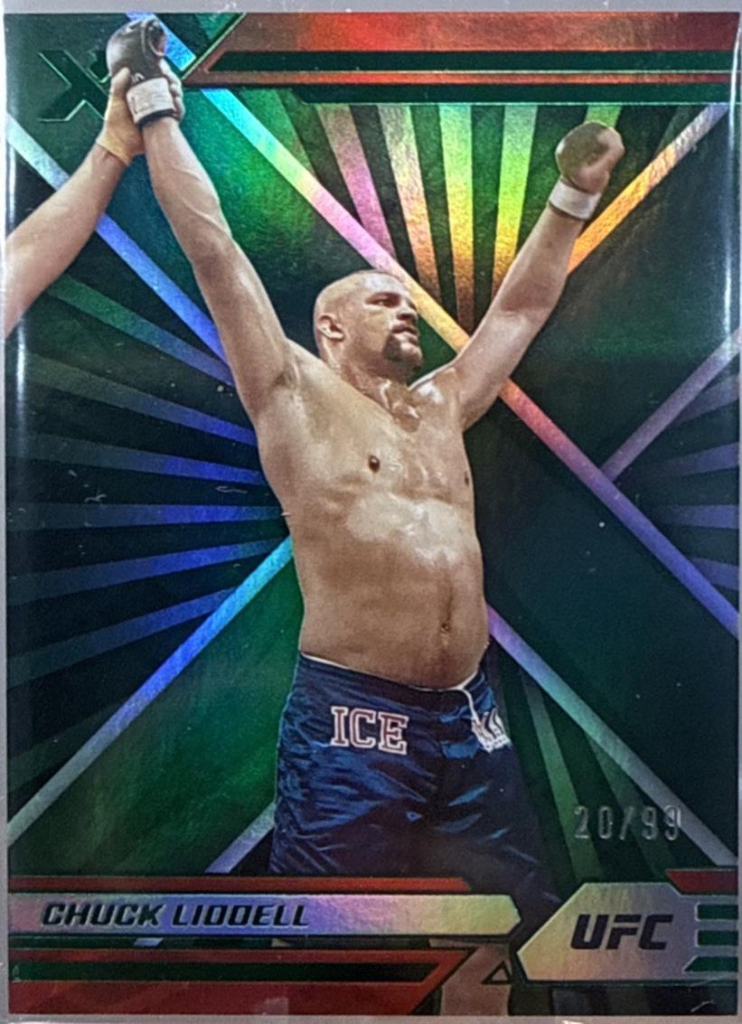 Chuck Liddell 2022 Panini Chronicles UFC Base XR #285 Green