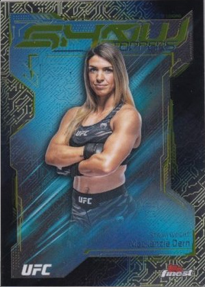 Mackenzie Dern 2025 Topps Finest UFC Showstoppers #SS-10 Superfractor