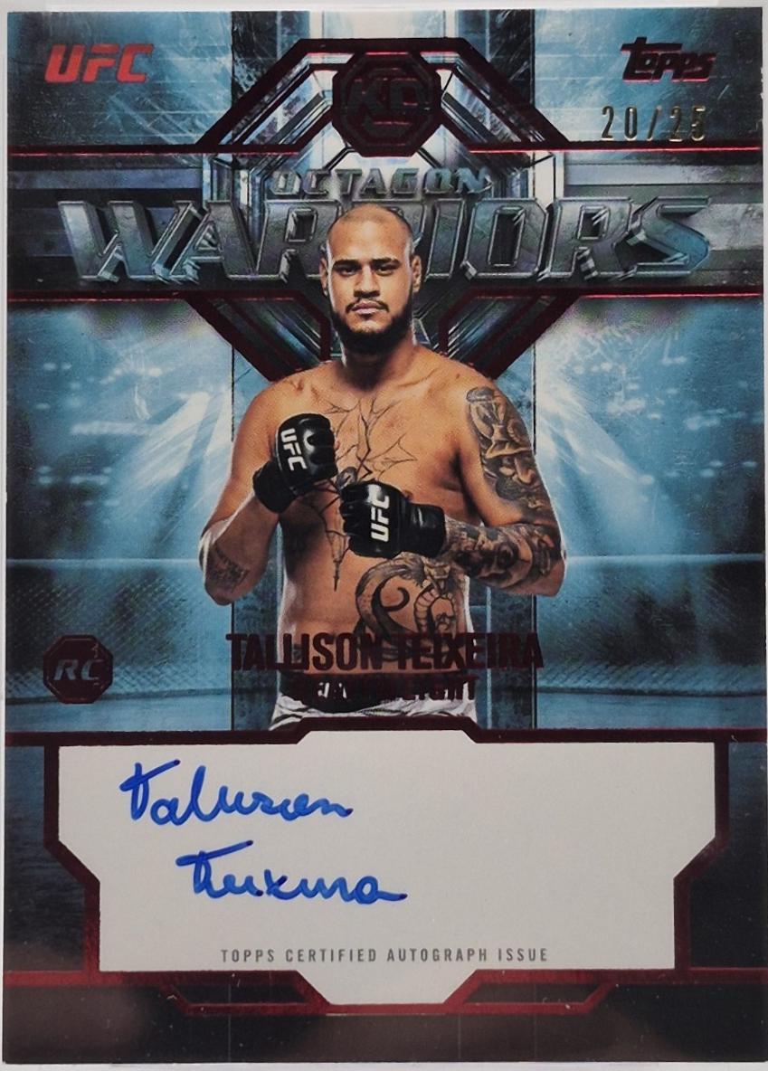 Tallison Teixeira 2026 Topps Knockout UFC Octagon Warriors #OWS-TT Blue