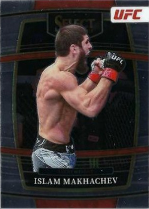 Islam Makhachev 2022 Panini Select UFC Concourse #29 Black and Gold