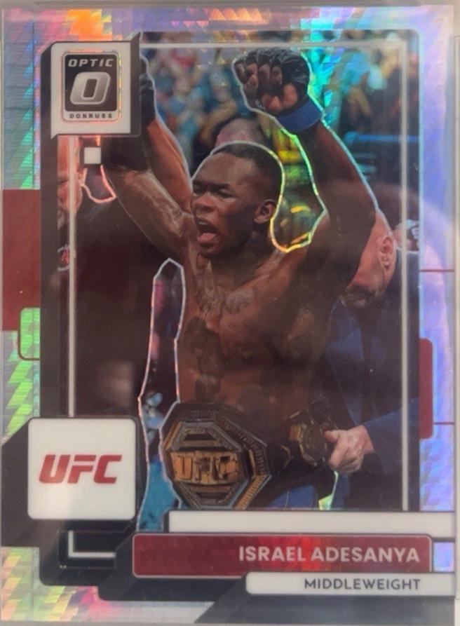Israel Adesanya 2023 Panini Donruss Optic UFC Base #73 Lucky Envelopes