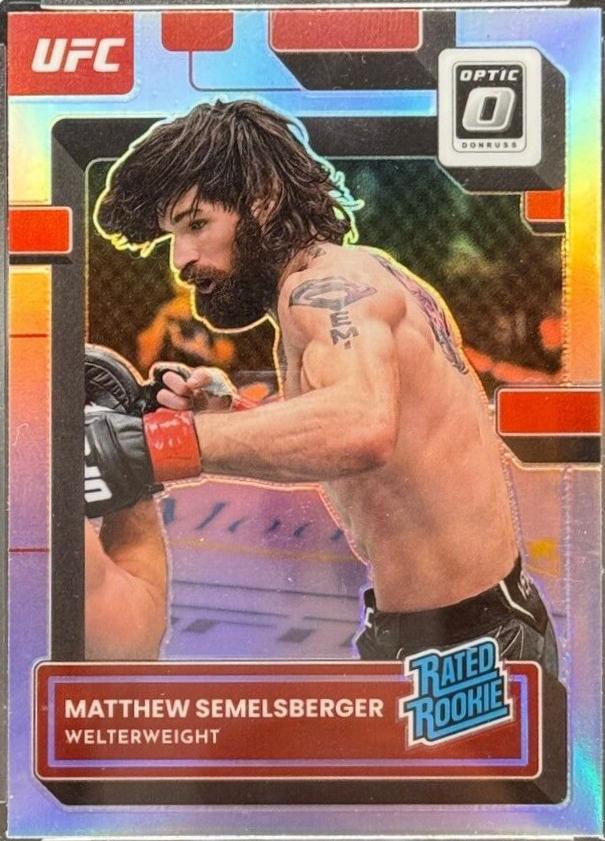 Matthew Semelsberger 2023 Panini Donruss Optic UFC Base #101 Holo