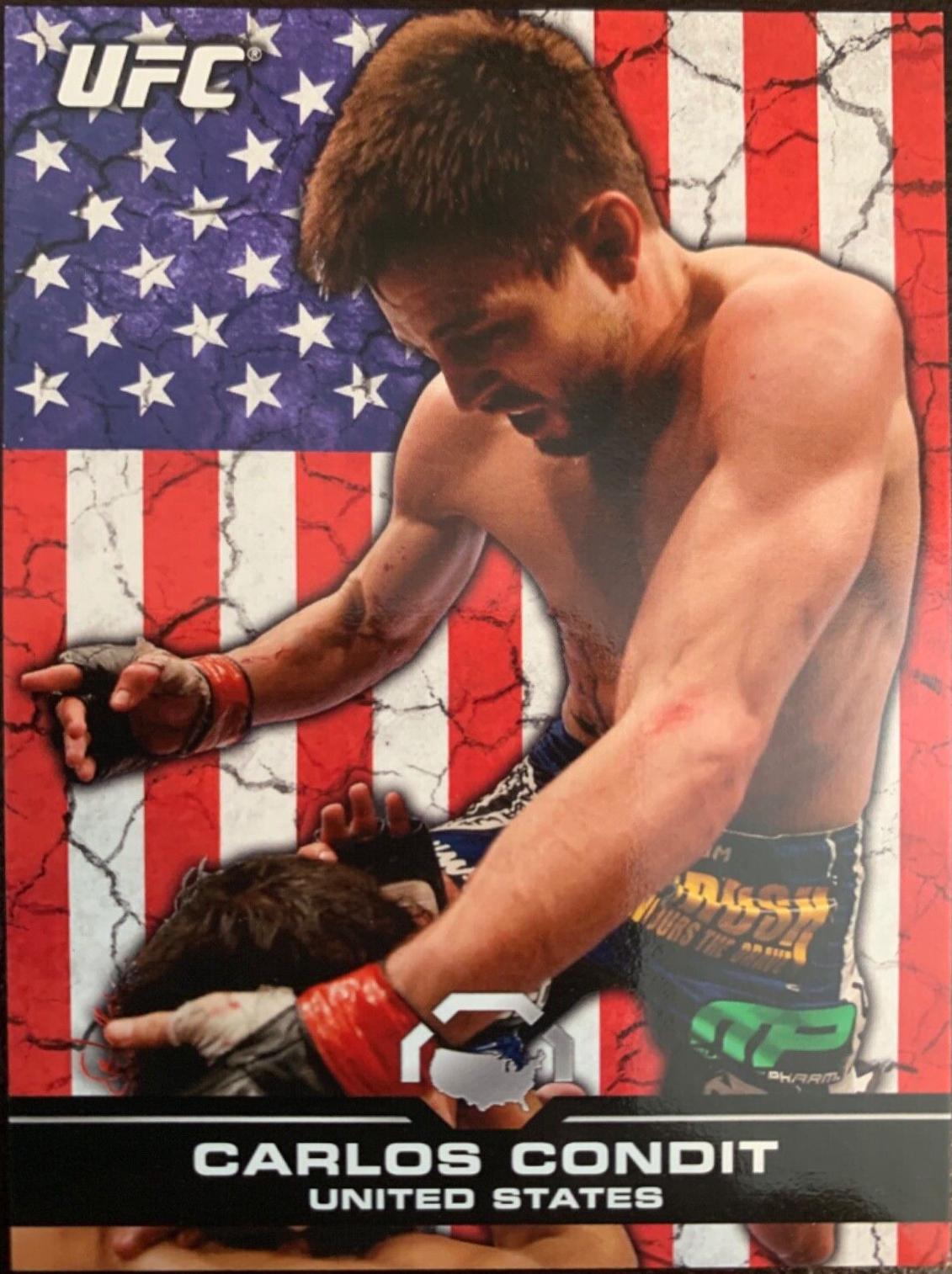 Carlos Condit 2013 Topps UFC Bloodlines Base #40 Flag