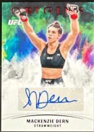 Mackenzie Dern 2022 Panini Chronicles UFC Origins Autographs #19 Red