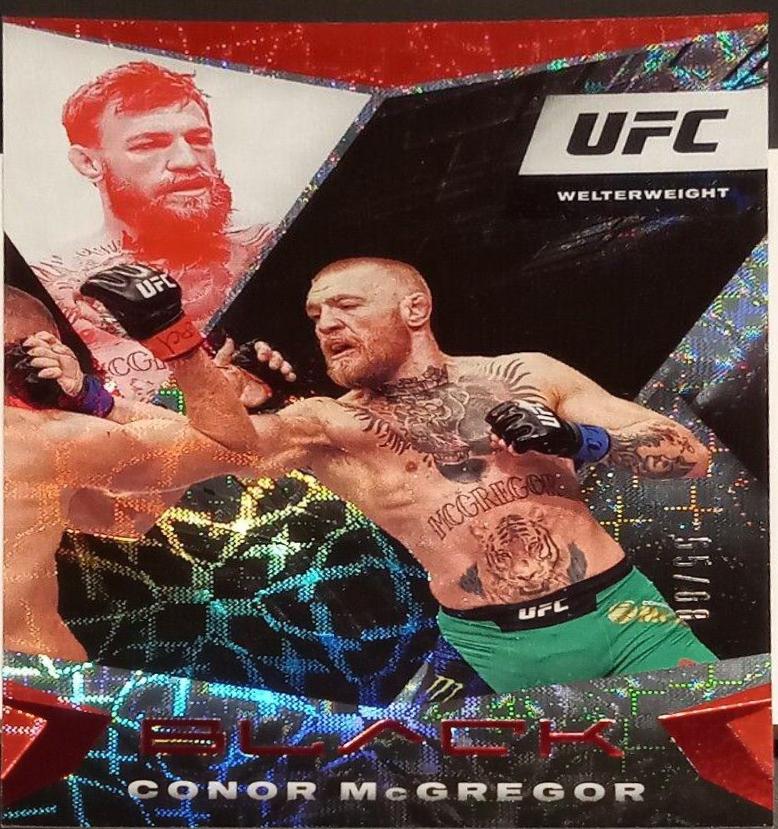 Conor McGregor 2021 Panini Chronicles UFC Base Black #115 Asia Red