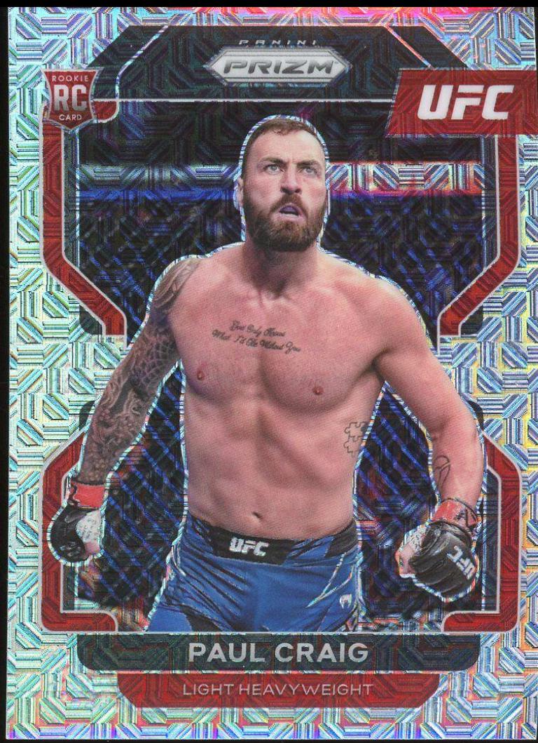 Paul Craig 2022 Panini Prizm UFC Base #170 Mojo